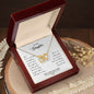 Interlocking Hearts Necklace for Daughter