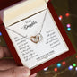 Interlocking Hearts Necklace for Daughter